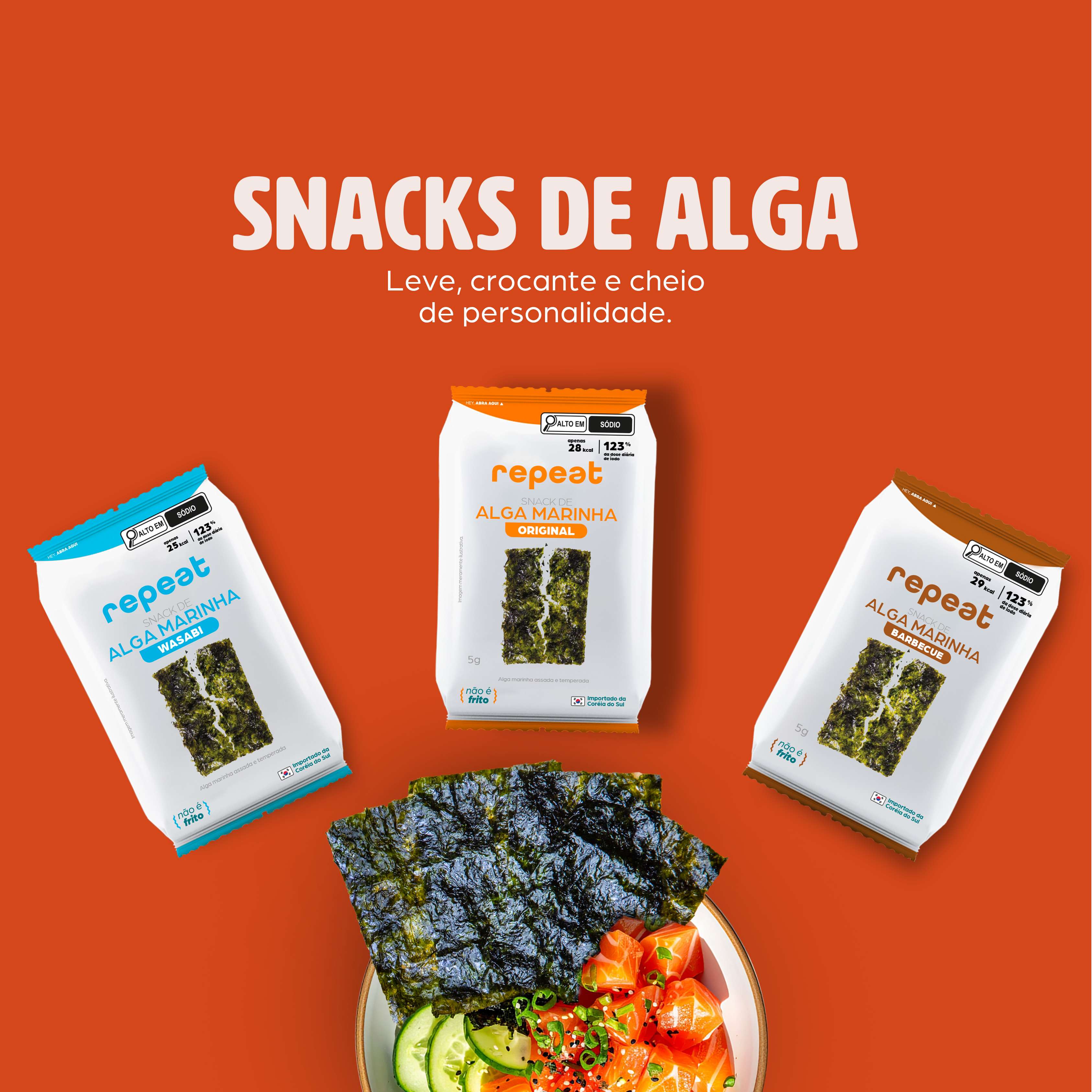 Snack de Alga Marinha