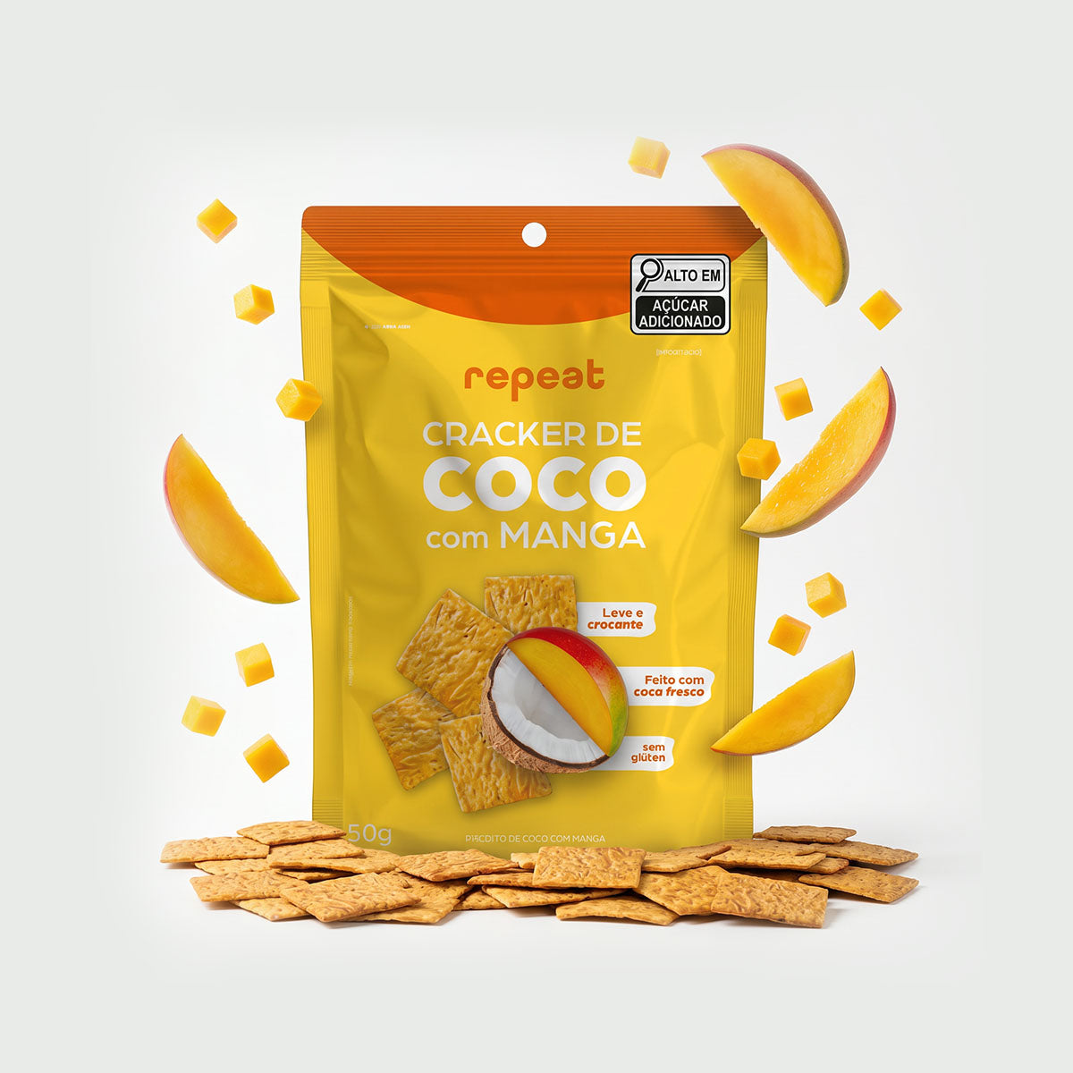 Cracker De Coco Com Manga