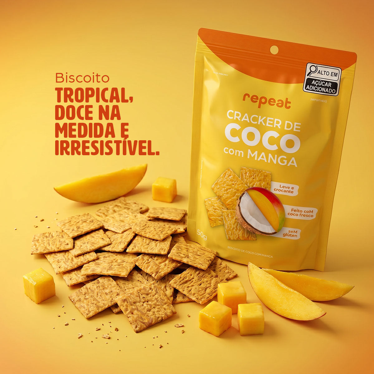 Cracker De Coco Com Manga