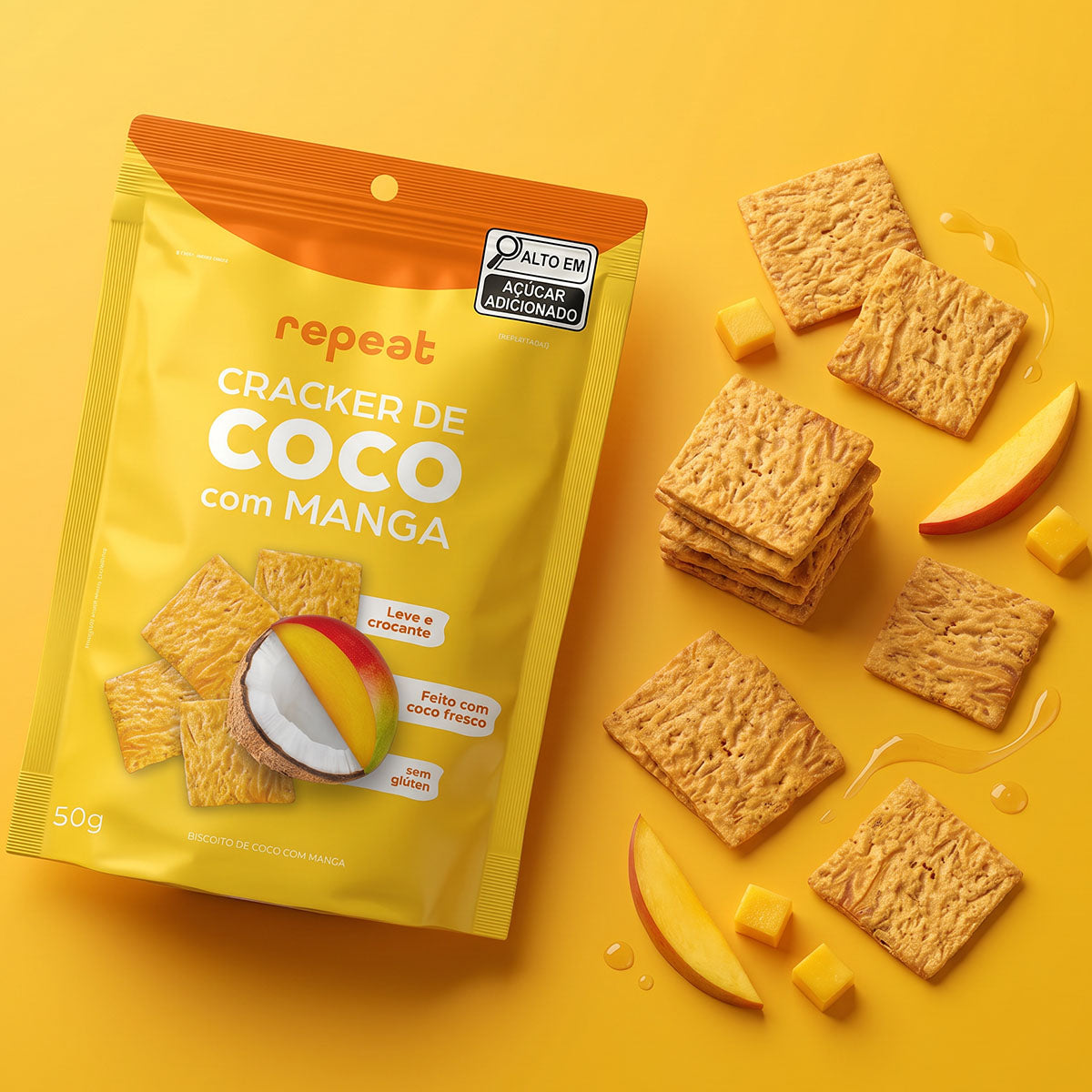 Cracker De Coco Com Manga
