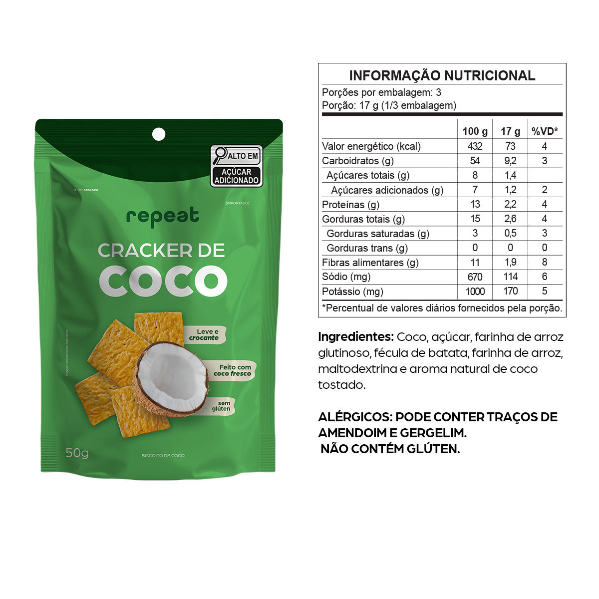 Cracker De Coco Original