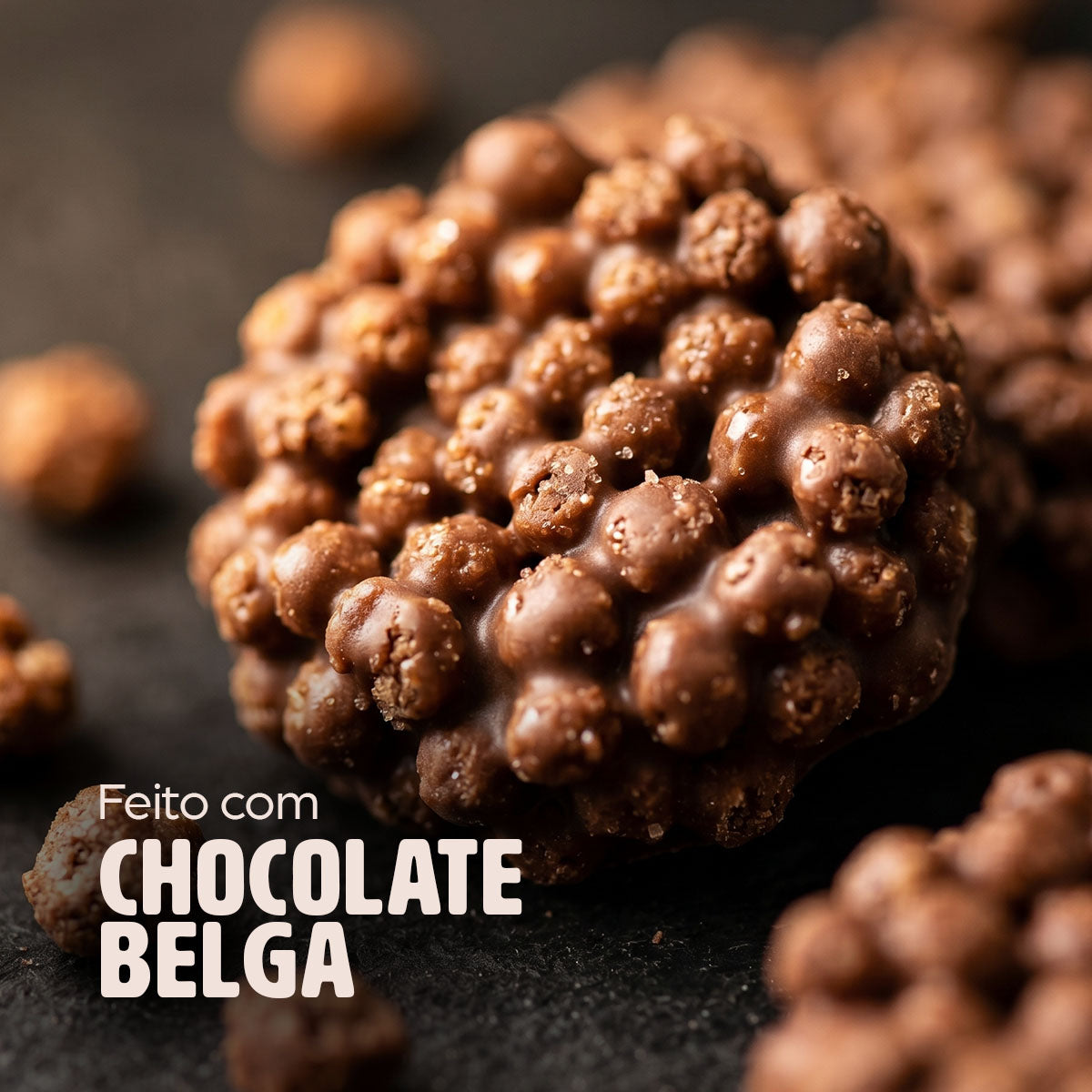 Crispy de Chocolate com Quinoa, Meio Amargo