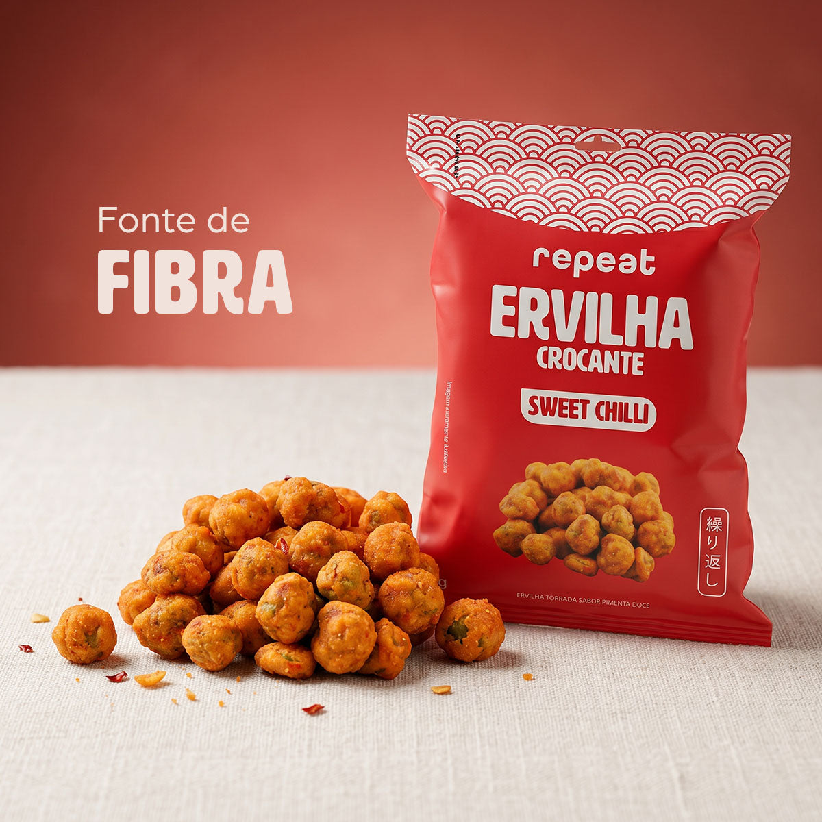 Snack de Ervilha Sweet Chilli