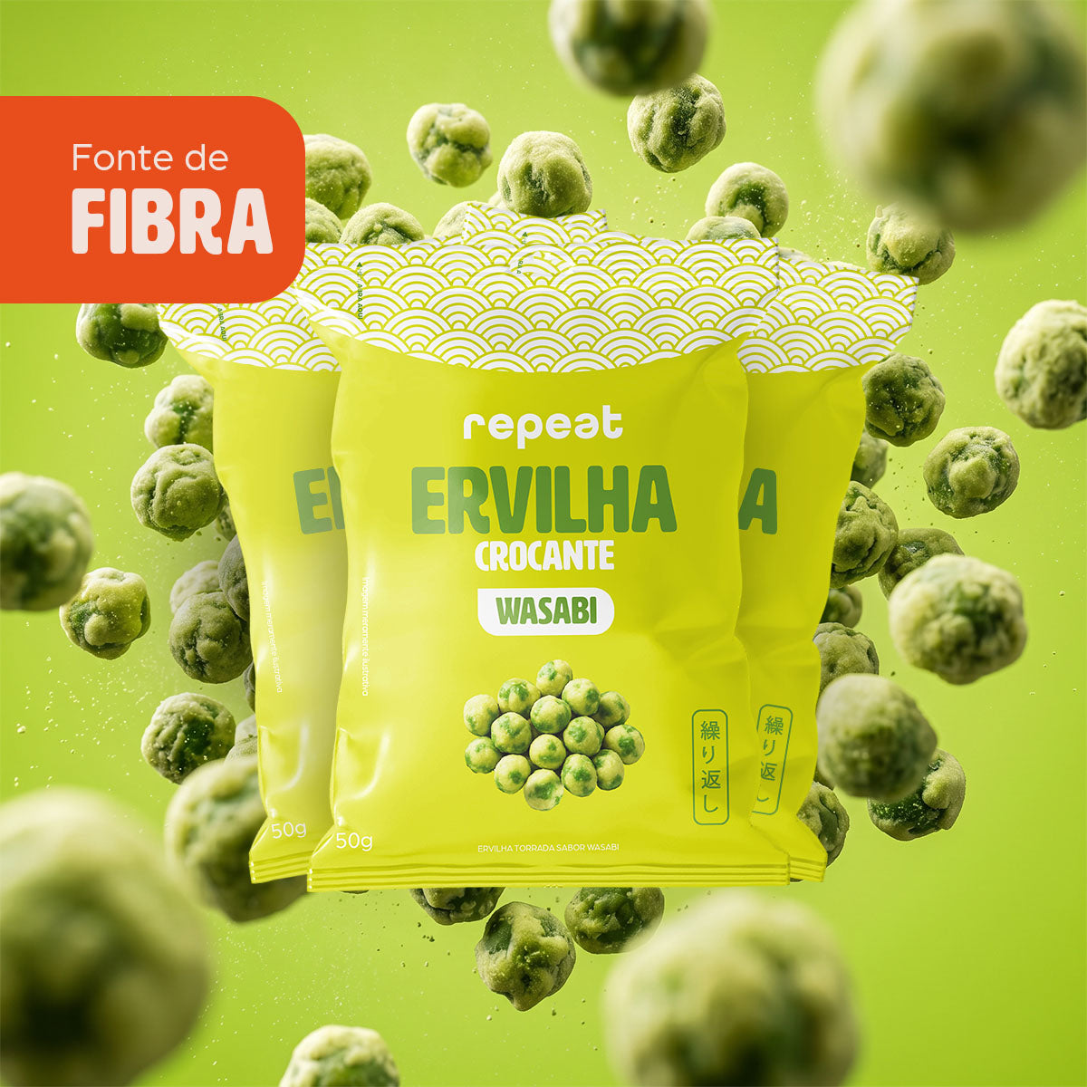 Snack de Ervilha Wasabi