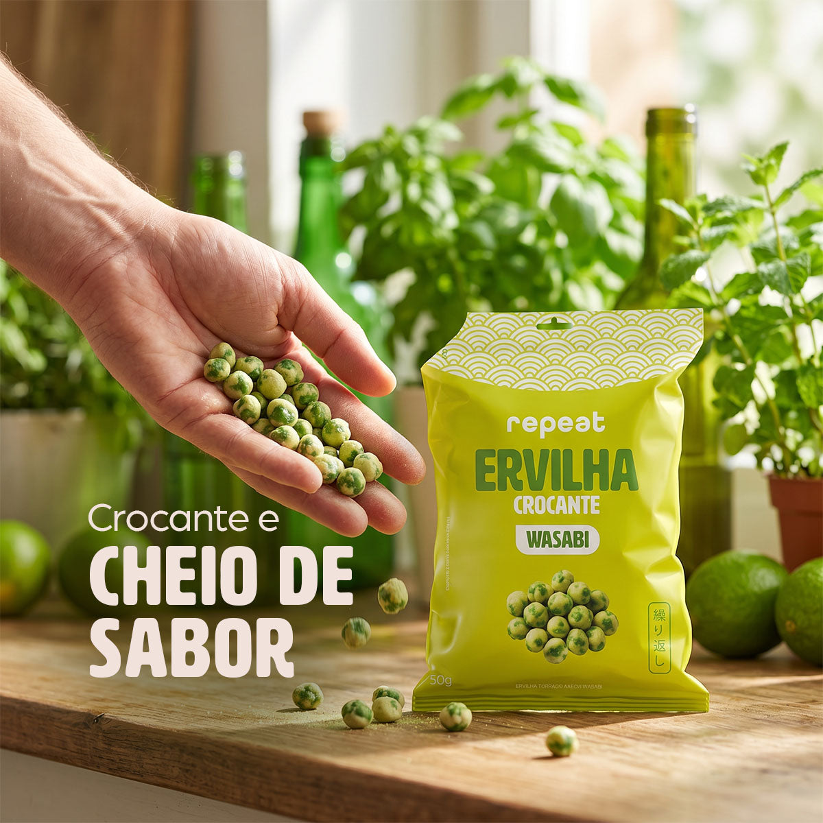 Snack de Ervilha Wasabi