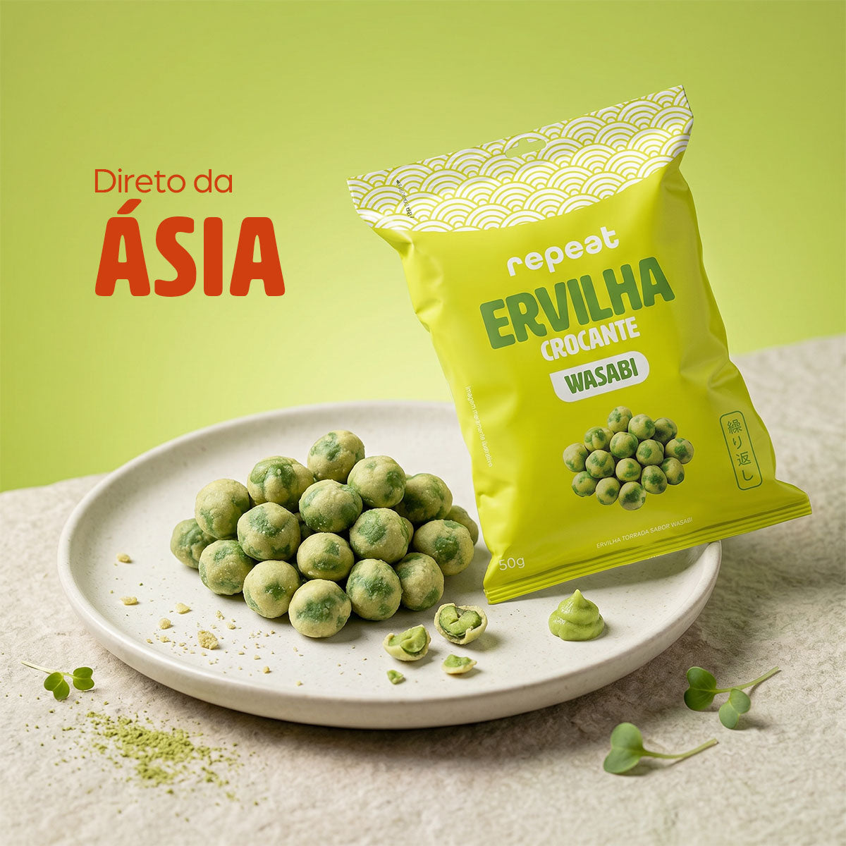 Snack de Ervilha Wasabi