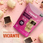 Bombom de Brownie com Chocolate Branco Zero Açúcar