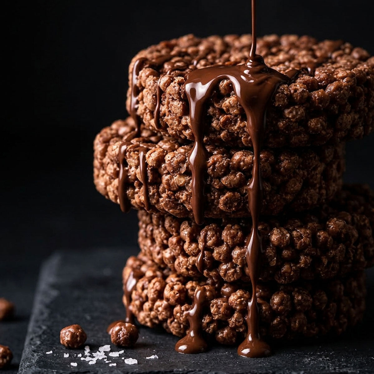 Crispy de chocolate ao leite com quinoa