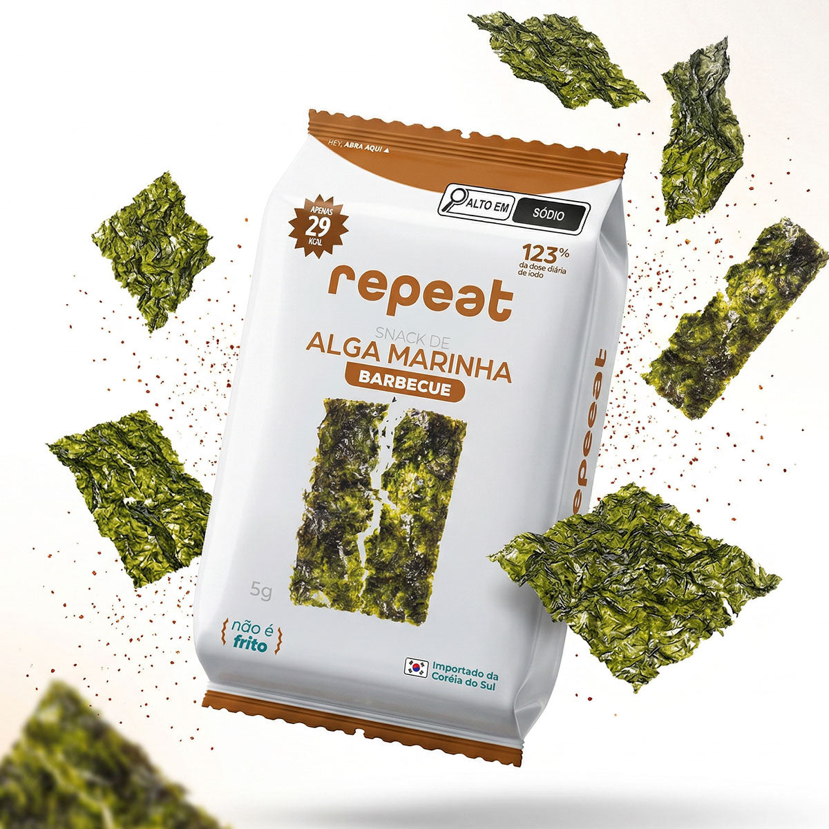 Snack Alga Marinha Barbecue