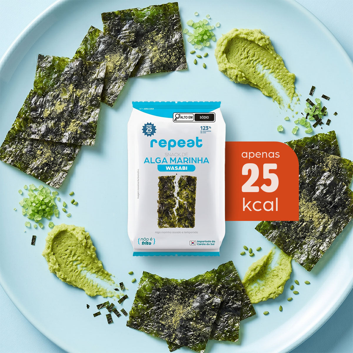 Snack Alga Marinha Wasabi