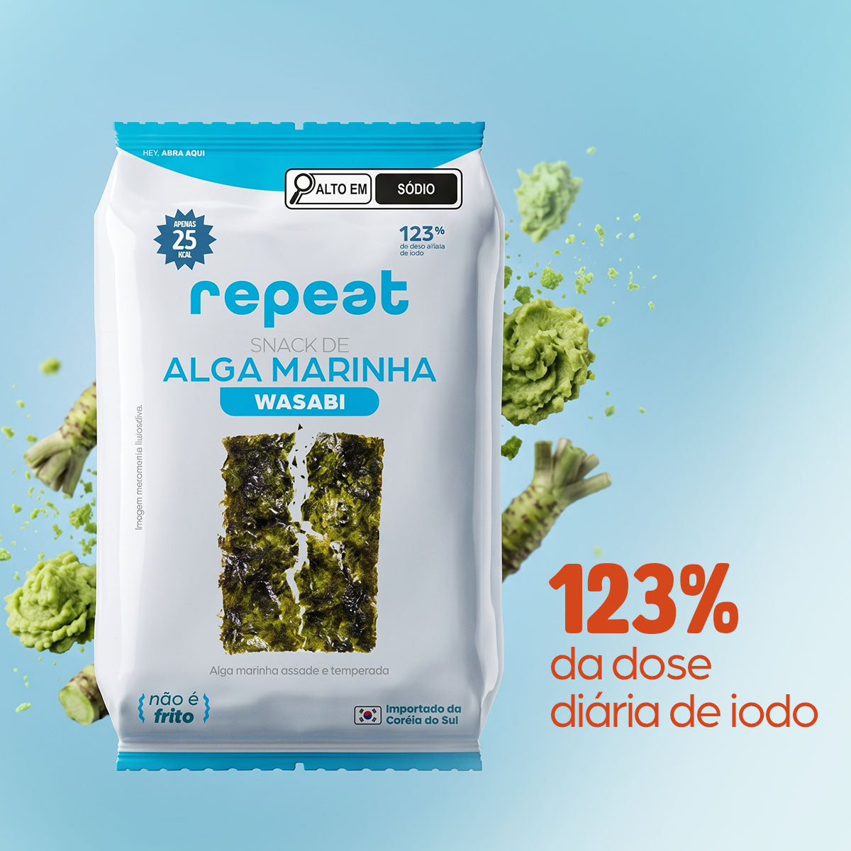 Snack Alga Marinha Wasabi
