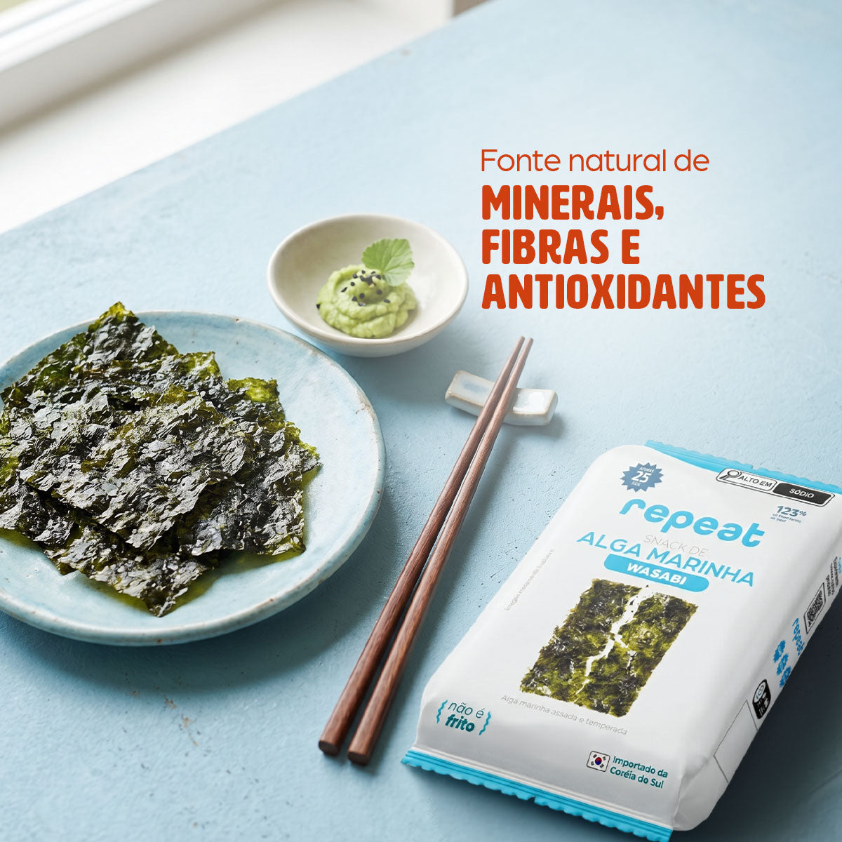 Snack Alga Marinha Wasabi