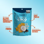 Kit 2 Crackers De Coco Com Café