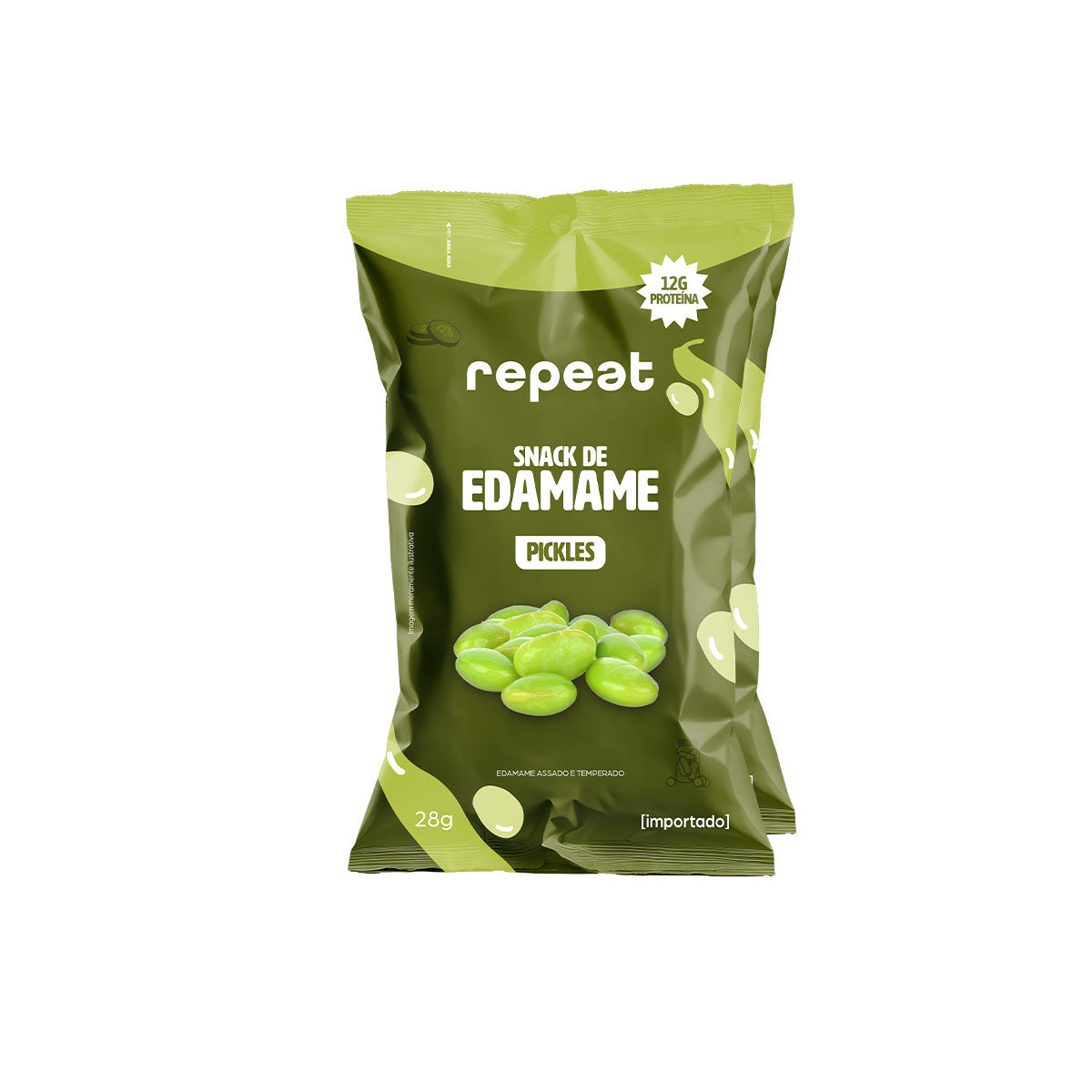 Kit 2 Snacks de Edamame Pickles
