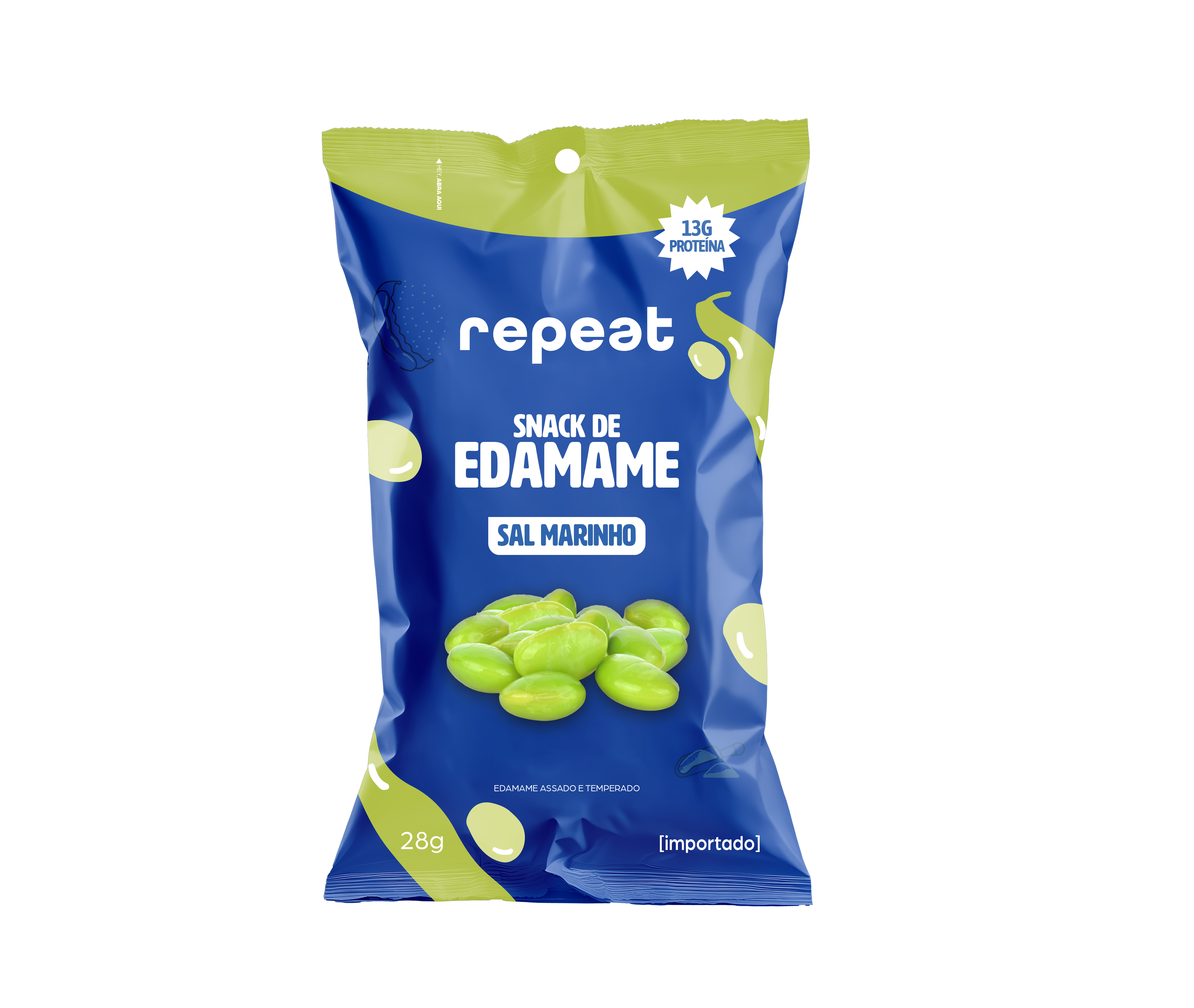 Snack Edamame Sal Marinho