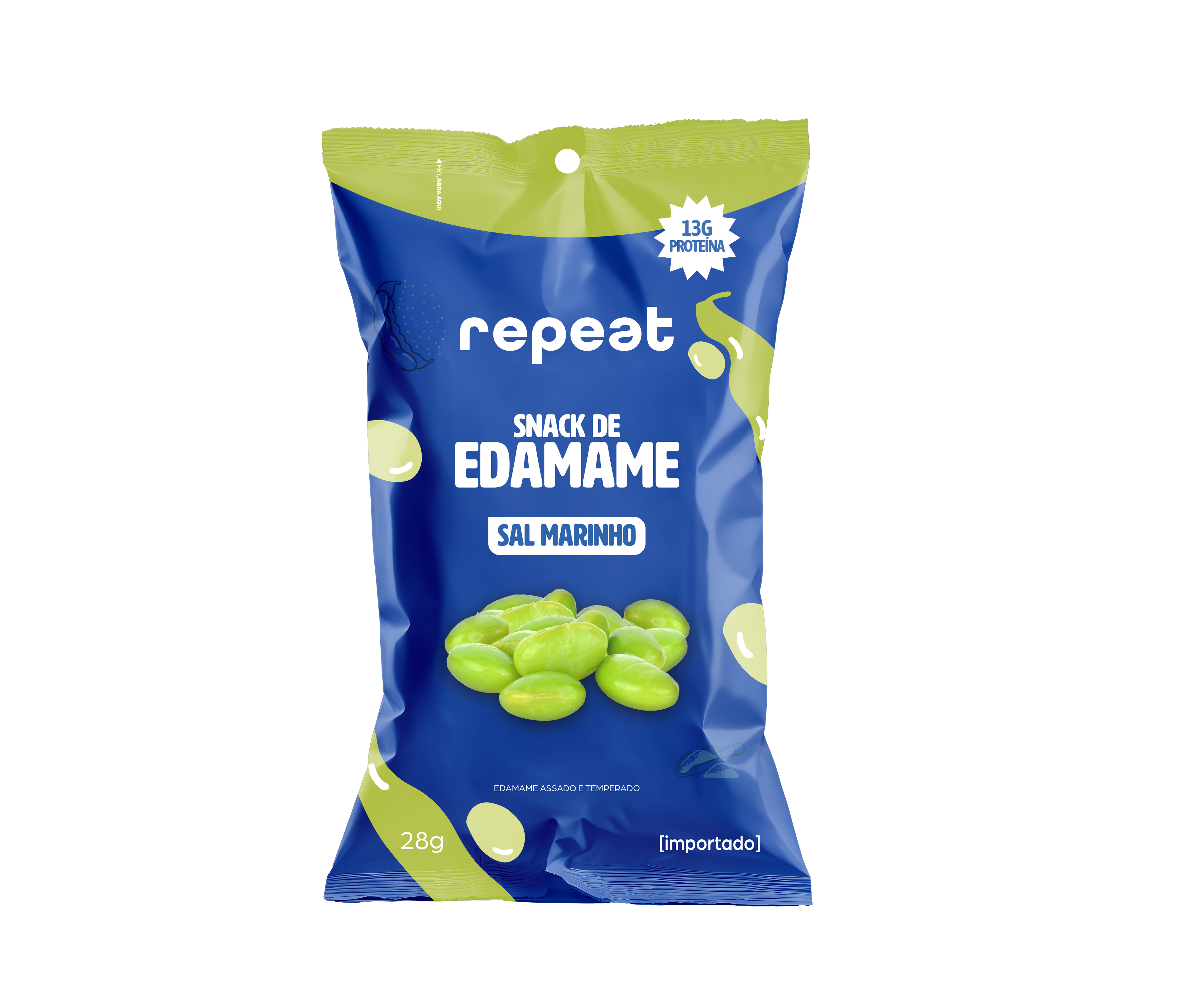 Snack Edamame Sal Marinho