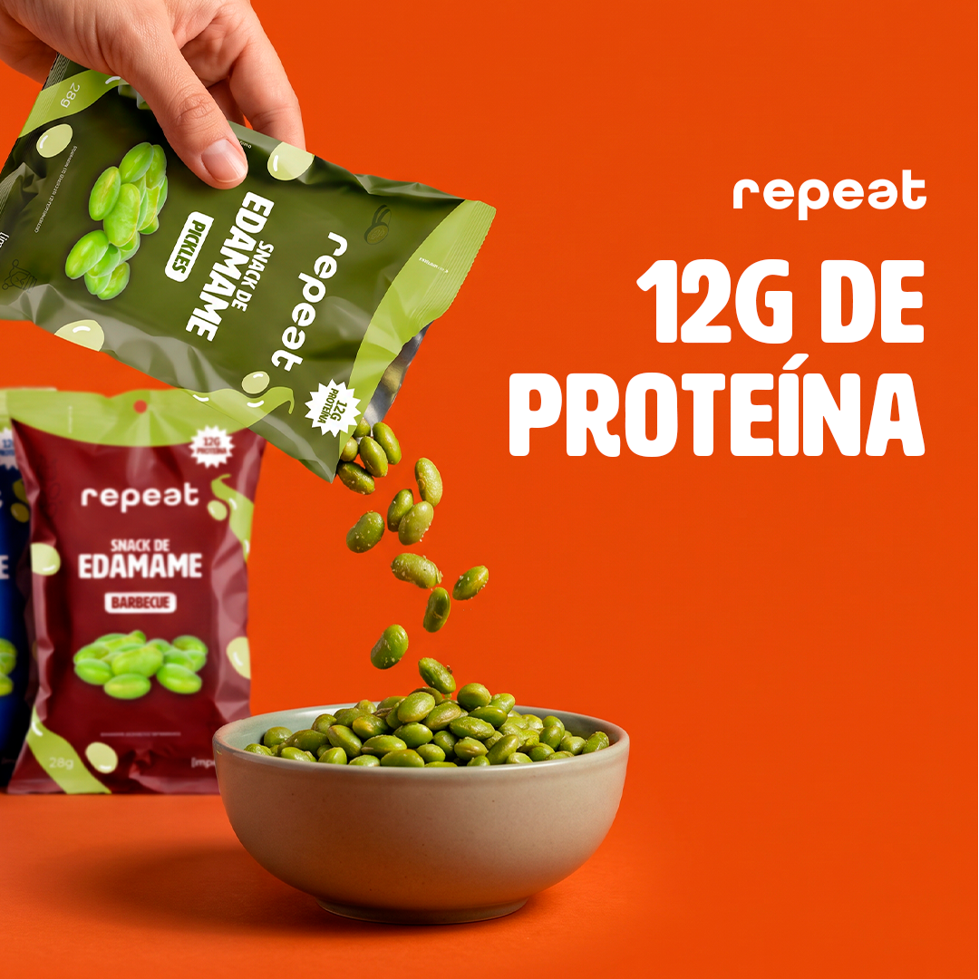 Combo 5 Sabores Snacks de Edamame Proteico