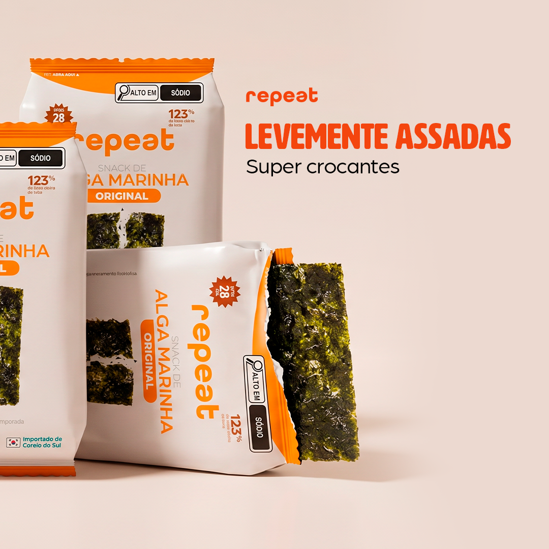 Snack de Alga Marinha Tradicional 24un