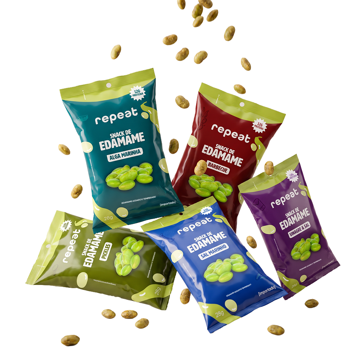 Monte seu kit - Snack de Edamame Proteico 28g